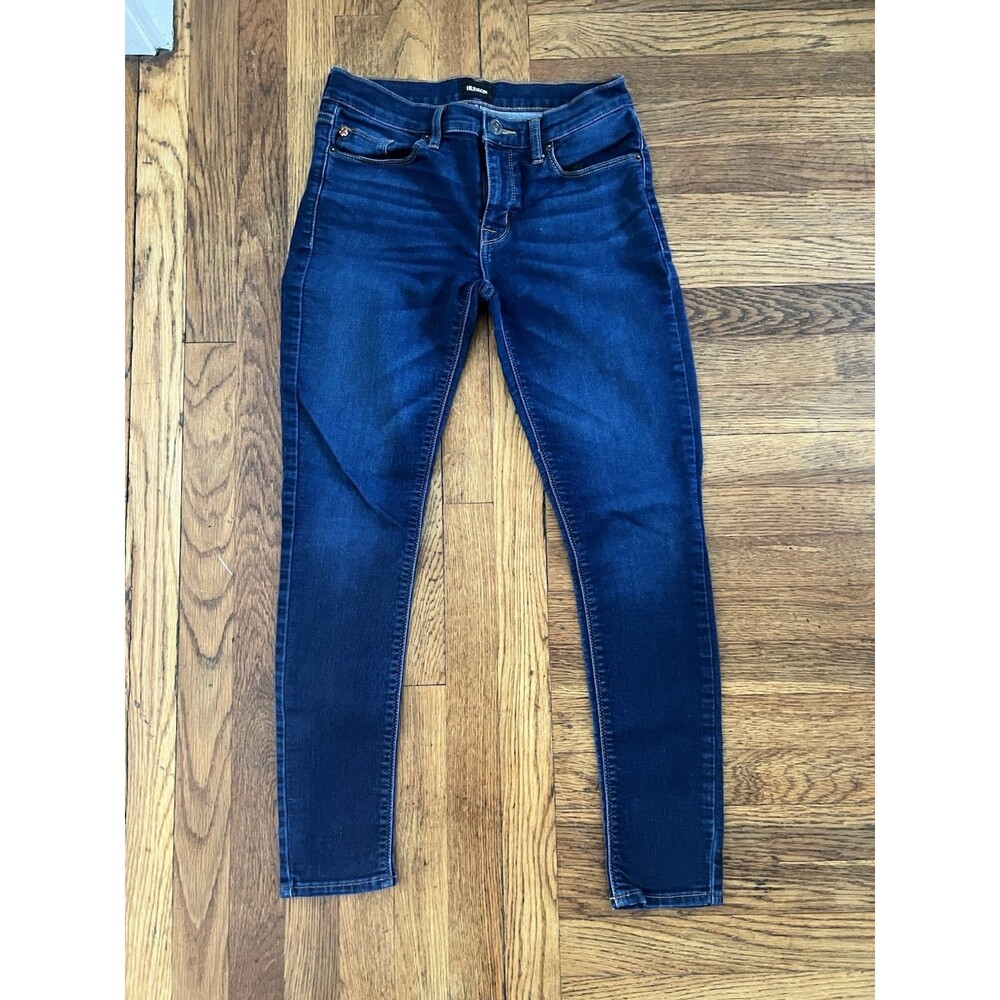 HUDSON - Women's  Mid Rise Skinny Blue Jeans - Size 28